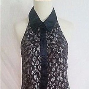 Free People New Romantics sexy tuxedo dress size L